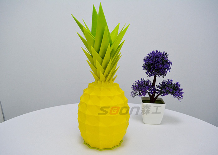 打印好3d打印模型菠蘿
